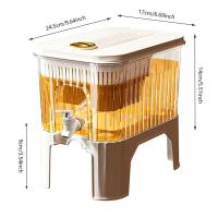 Jarra de agua de 5L, jarra de jugo portátil grande para bebidas, hervidor frío con grifo para fiestas y uso diario - details 9