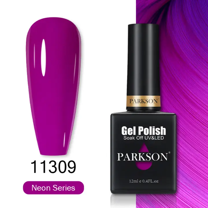 Parkson-esmalte de uñas de Gel semipermanente, color marrón caramelo, UV LED, serie vino tinto, capa superior Base de Gel, Otoño e Invierno - 1