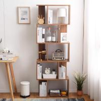 Niveles Estantería para Libros Marrón Contemporaneo Madera Oficina Salón - details 5