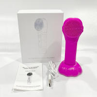 radiofrecuencia facial Masaje de vibración de limpieza eléctrica, eliminación de poros de cabeza negra, limpieza, belleza, cepillo facial, leche facial de silicona masajeador Cepillo facial eléctrico - details 7