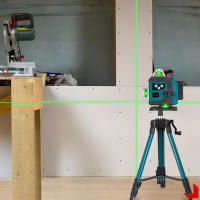 Nivel láser ONEVAN de 16 líneas, línea verde, 360° horizontal y vertical, autonivelante, súper potente, con batería de iones de litio. - details 9