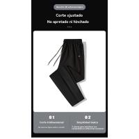 Pantalones de chándal para hombre Cintura elástica holgada Sudadera para correr Sudadera casual para todas las estaciones - details 1