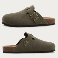 Zapatillas de Corcho de Gamuza a la Moda para Hombres Sandalias de Soporte para Arco - details 14