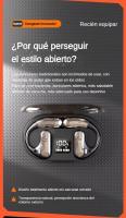 Auriculares de Conducción Abierta SANLEPUS 2024, Auriculares Bluetooth Inalámbricos, Auriculares Bluetooth 5.3 con Micrófono HD HiFi Estéreo Pantalla LED, Carga Rápida USB-C, Ajuste Cómodo, Compatibles con Android y iPhone - details 4