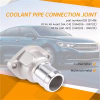 Brida del conector del manguito del refrigerante del radiador 026121145 E para VW Golf A6 Asiento J Etta Santana Scirocco Passat B3 B4 Lupo Caddy - details 5