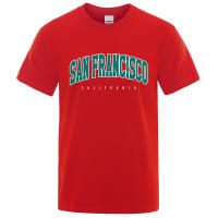 Camiseta holgada de algodón para hombre, ropa con letras de la ciudad de San Petersburgo, California, EE. UU., de gran tamaño, a la moda, de verano, Tops holgados informales - details 16