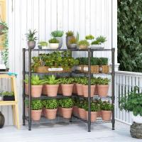 Estantería de Almacenamiento de 4 Niveles de Metal Ajustable en Altura para Cocina y Despensa - details 8