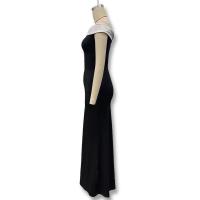 2025 Primavera/Verano Nueva Ropa de Mujer - Vestido Elegante de Una Manga con Volantes Estilo Línea A Sin Mangas. - details 2