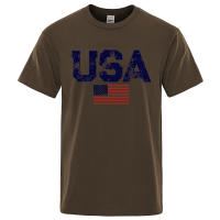 Camisetas Vintage con estampado de calle de la bandera de Estados Unidos para hombre, camisetas informales de algodón de alta calidad, camisetas transpirables de Hip-Hop para verano - details 8