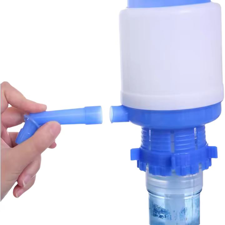 Dispensador portátil de agua embotellada, botellas de 5 a 6 galones, bomba manual, dispositivo desmontable - 1