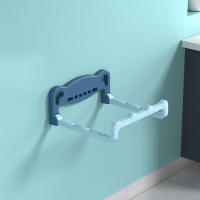 Lavabo plegable para colgar, almacenamiento reutilizable, ganchos para Bata y toalla, suministros de limpieza - details 1