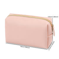 Bolso De Cosméticos Para Mujer Impermeable PU Cuero Monedero De Maquillaje Portátil Organizador De Viaje Estuche De Almacenamiento De Toallitas - details 5