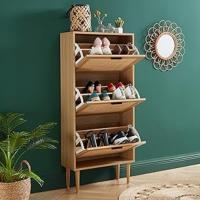 Mueble zapatero, mueble de entrada, zapatero, canaje, madera, baïta