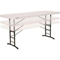 Mesa de Catering Cuadrada Portátil Ultraresistente 183x76cm, Altura Ajustable Peso 15kg, Duradero - details 1