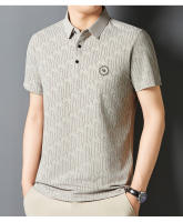Camiseta de manga corta con estampado de solapa a la moda de verano, polo informal holgado y transpirable, top 2025 - details 4