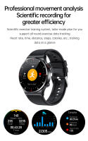 Relojes inteligentes hombre Fitness exterior deporte Música podómetro heart rate blood pressure mujer Bluetooth llamada Negocio watch - details 14