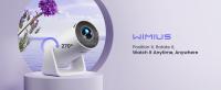 Wimius-miniproyector para el hogar, dispositivo con soporte giratorio de 1080 °, 270 ANSI, 5G, WiFi, Bluetooth, Keystone automático, 300 p - details 0