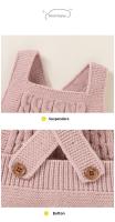 Conjunto de Bebé de Punto sin Mangas 2pcs Talla Única para Primavera Otoño - details 4