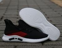 Zapatillas de deporte de malla transpirable para hombre - Suela de goma antideslizante ligera, comodidad para todas las estaciones para gimnasio, correr y uso casual - Accents blancos y negros, zapatos de gimnasio, diseño deportivo elegante, plantilla de - details 7