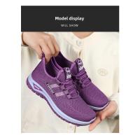 Zapatos deportivos transpirables a la moda para mujer, calzado informal de corte bajo para primavera, nuevo estilo, plantilla de EVA cómoda superior de malla - details 14