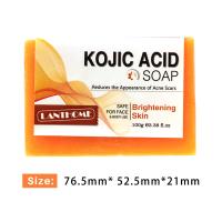Jabón blanqueador de ácido kójico, Kit de 2 uds hecho a mano, Reduce el punto de drak, melasma, limpieza profunda, brillo de la piel, suave e hidrataizado - details 0