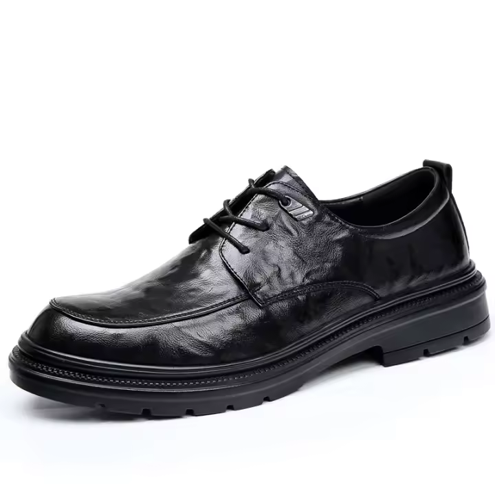 Zapatos de cuero de alta gama de cuero puro nuevo vestido de negocios de cuero transpirable casual - 1