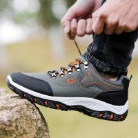 Zapatillas de deporte, zapatos casuales ligeros de otoño, mocasines para exteriores, plataforma Trekking 2023, zapatos de senderismo para hombres - details 5
