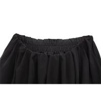 - Smooth Balloon Mini Women, Falda corta casual con cintura alta elástica para mujer - details 7