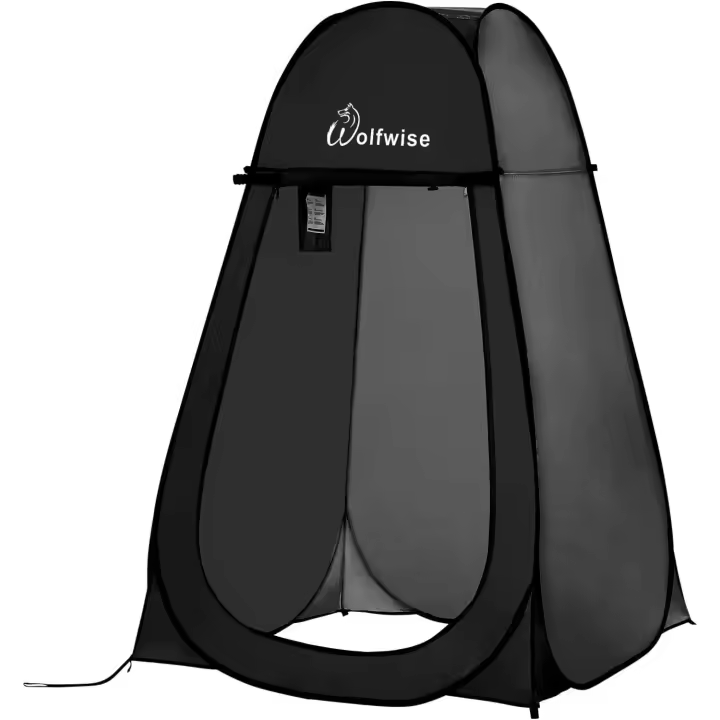 De Campaña Pop Up Tiendas instantáneas Carpas Vestidor Vestuario Espacioso para Camping Ciclismo Baño Ducha Playa - 1