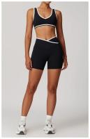 Conjunto de Yoga de 2 Piezas Trajes de Entrenamiento de Poliéster para Fitness - details 33