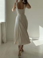 Vestido de cintura adelgazante con tirantes gruesos para mujer, nuevo estilo de verano - details 2