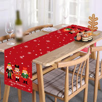 Mantel de Copo de Nieve Rectangular de Poliéster Ideal para Cena de Año Nuevo Decoración del Hogar - details 3