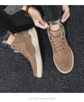 Botas Martin altas para primavera y otoño, botines de trabajo resistentes al desgaste, zapatos de cuero de moda, zapatos con cordones para hombre - details 10