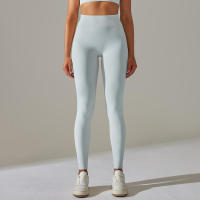 Hamidou-mallas deportivas para mujer, pantalones de Yoga de cintura alta, sin costuras, para correr, Fitness y entrenamiento - details 36