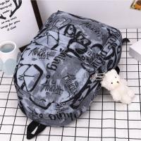 Mochila escolar de gran capacidad con grafiti para estudiantes, mochila informal de moda para mujer, mochila escolar con colgante de dibujos animados para niña que se desplaza - details 20