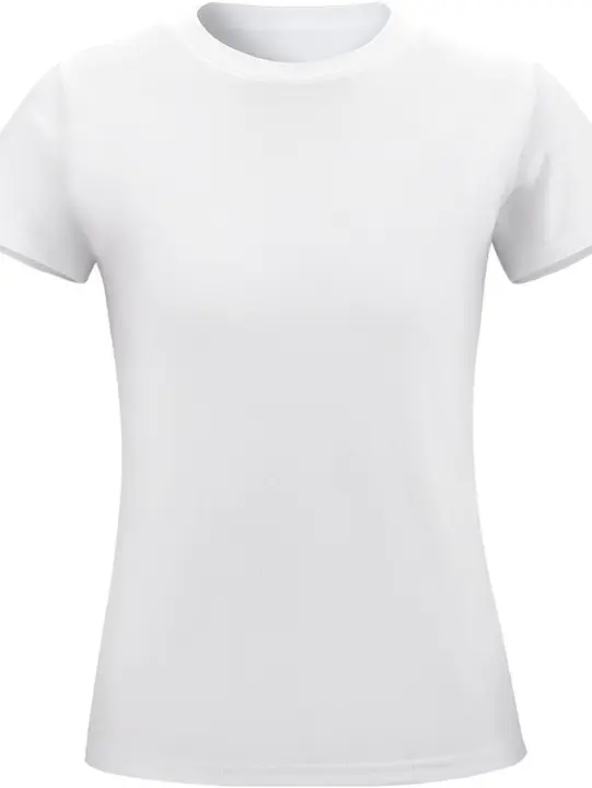 Camisetas personalizadas para mujer Diseña tu propia camisa Camisetas personalizadas Añadir imagen Logo Texto Camiseta de algodón - 1