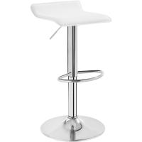 Taburete Bar de Altura Ajustable con Reposapiés, Taburete Alto con Asiento PVC para Comedor, Salón - details 0