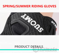 SUOMY-guantes de motociclismo de verano, guantes de Motocross con pantalla táctil, para deportes al aire libre, carcasa de fibra de carbono, guantes protectores para Moto, transpirables - details 2