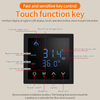 Controlador de temperatura de calefacción de suelo, termostato inteligente con pantalla táctil LED, cableado, Control de calefacción eléctrica, 85-265V, MH1828A, 16A - details 9
