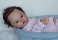 BZDOLL-Muñeca Reborn realista de silicona suave, juguete de 45cm y 18 pulgadas, con piel de pintura 3D, para recién nacido vivo - details 1