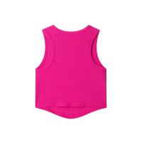 PB & ZA2025-Camiseta corta con cuello redondo, sin mangas, ajustada, informal, versátil, con temperamento, chaleco, novedad de verano, ropa para mujer - details 2