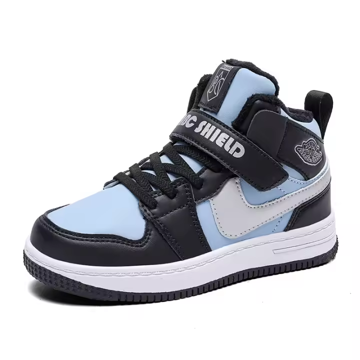 Zapatos deportivos de invierno para niños, Zapatillas altas cómodas y cálidas para niños - 1