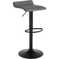Taburetes de Cocina Giratorios 360° Altos con Asiento PVC Ajustables Diseño Elegante para Comedor, Sala de Estar, Cafetería Negro+Negro - details 80