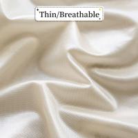 Bragas de seda helada de satén dulce para mujer, ropa interior de cintura alta ultrafina suave con encaje en la entrepierna de algodón y flores de malla, ropa interior sin costuras - details 4