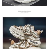 Nuevos Zapatillas De Hombre Plataforma Casual Antideslizante Y Cómodas Zapatillas Deportivas De Moda Suela De Goma Resistentes Al Desgaste Talla True Mesh Upper - details 7