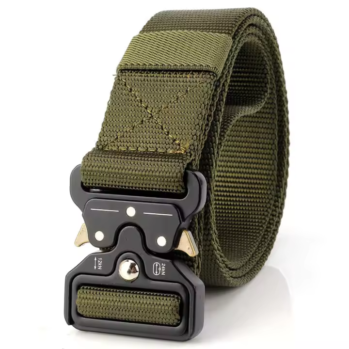 Cinturón de Nailon de Lona para hombre, cinturón táctico multitifción de gran tamaño, 150, 170cm, para Caza al Aire Libre, Combate y supervivencia - 1