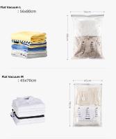 Bolsas de Vacío Nuevas y Patentadas Grandes de Plástico para Almacenamiento Ropa Manta Compresión Bolsa Vacía Accesorios de Viaje - details 12