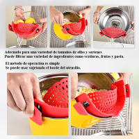 Utensilios de cocina Lixiviador de clip de silicona de grado alimenticio - details 4