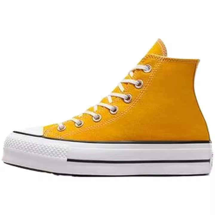 Zapatillas para mujer en color amarillo, moda de calzado femenino. - 1