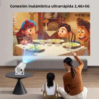 Proyector Android 4k LED de Alta Calidad Enfoque Corto, Resolución 720P, Audio Incorporado, WIFI, Tamaño de Pantalla Máximo 130&quot - details 15